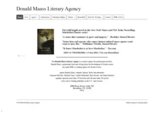 Maassagency.com(Donald Maass Literary Agency) Screenshot