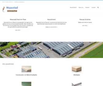 Maasstadhout.nl(Maasstadhout) Screenshot