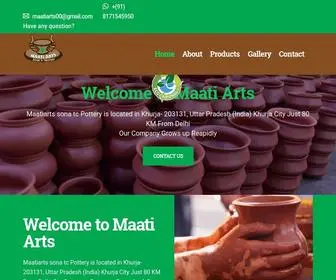 Maatiarts.com(Maati Arts) Screenshot