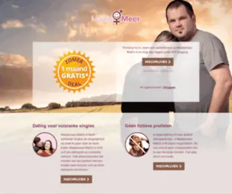 Maatjemeer-Match.nl(Dating voor volslanke singles) Screenshot