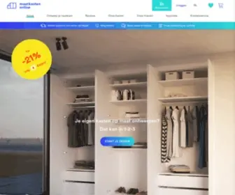 Maatkastenonline.be(Maatkasten Online) Screenshot