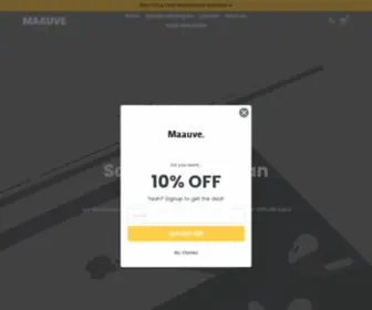 MaauveStore.com(MAAUVE) Screenshot