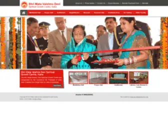 Maavaishnodevisgc.org(Shri Mata Vaishno Devi Spiritual Growth Centre) Screenshot