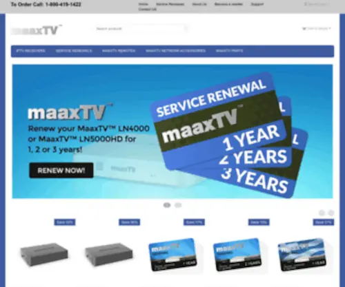 Maaxtvusa.com(MaaxTV) Screenshot