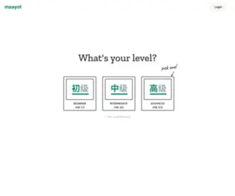 Maayot.com(Bite-size daily Stories in Mandarin Chinese to your Inbox) Screenshot
