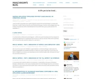 Maazanjum.com(Maaz Anjum's Blog) Screenshot