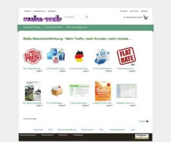 Maba-Shop.de(MaBa-Webseitenwerbung - MaBa-Shop Restposten und Sonderposten) Screenshot