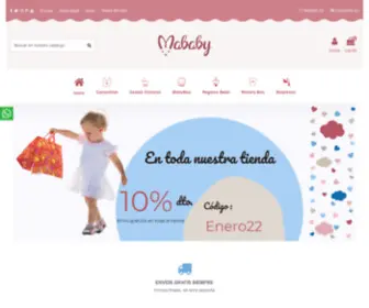 Mababyshop.com(Cestas Para Bebés Personalizadas) Screenshot