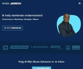 Mabajarbou.com(Coaching voor beginnende ondernemers) Screenshot