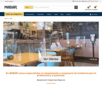 Mabares.com(Expertos en todo tipo de equipamiento hostelería) Screenshot