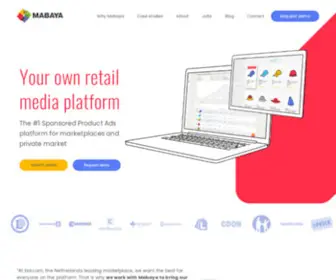 Mabaya.com(The #1 Sponsored Product Ads platform in Europe) Screenshot