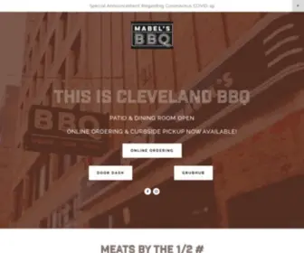 Mabelsbbq.com(Chef Michael Symon's Mabel's BBQ) Screenshot