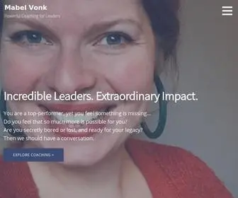 Mabelvonk.com(Powerful Coaching for Leaders) Screenshot