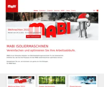 Mabi.ch(MABI Isoliermaschinen) Screenshot