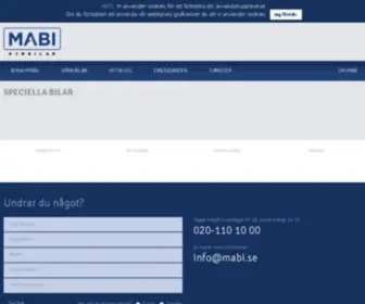 Mabi.se(MABI hyrbilar) Screenshot