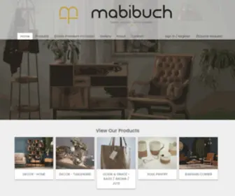 Mabibuch.co.za(Premiere furniture and decor Home) Screenshot