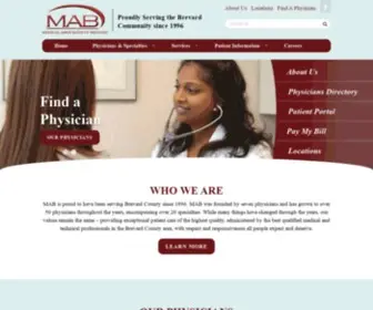 Mabmd.com(Primary and Specialty Medical Care in Brevard County) Screenshot