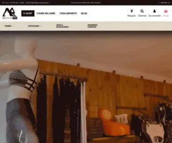 Maboutiqueyoga.fr(Vêtements de Yoga) Screenshot