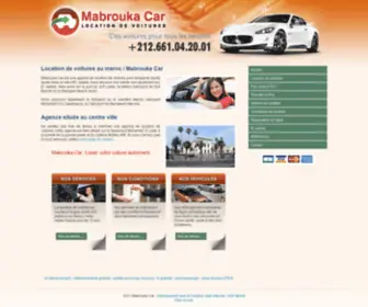 Mabroukacar.com(Location de voitures El Jadida) Screenshot