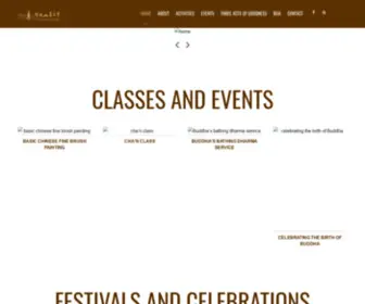 Mabuhaytemple.com(Fo Guang Shan Philippines) Screenshot