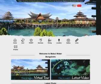Mabulwaterbungalows.com(A New Floating Dive) Screenshot