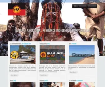 Mabunji.com.au(Mabunji Aboriginal Resource Indigenous Corporation) Screenshot