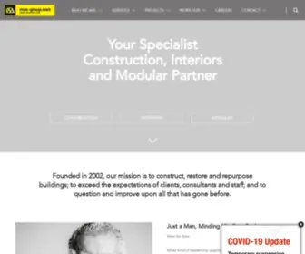 Mac-Group.com(Your Specialist Construction) Screenshot