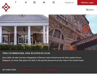 Mac-STL.org(Missouri Athletic Club) Screenshot