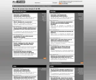 Mac-Stream.fr(L'essentiel de l'information) Screenshot