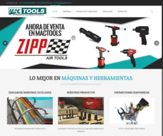 Mac-Tools.com.mx(MAC-TOOLS MAQUINAS Y HERRAMIENTAS) Screenshot