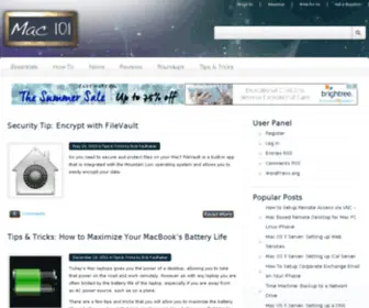 Mac101.net(Mac 101) Screenshot