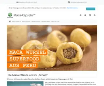 Maca-Kapseln.de(Indiofarm) Screenshot