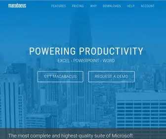 Macabacus.com(Productivity and Brand Compliance Add) Screenshot