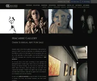 Macabregallery.com(Macabre Gallery) Screenshot