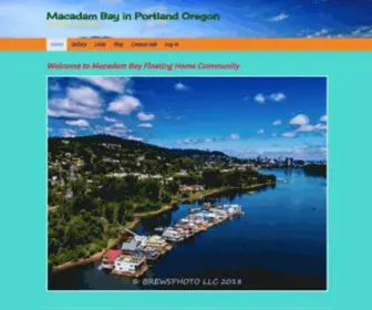 Macadambay.com(Macadam Bay in Portland Oregon) Screenshot