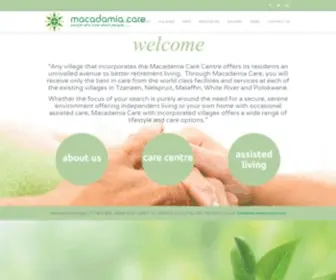 Macadamiacare.com(Macadamia Care) Screenshot