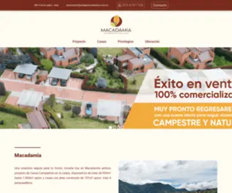 Macadamialacalera.com(Otro sitio realizado con WordPress) Screenshot