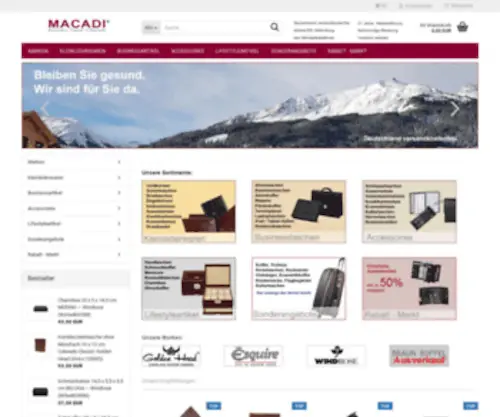Macadi.com(Macadi) Screenshot