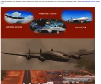 Macairvirtual.com(Millennium Aviation Company) Screenshot