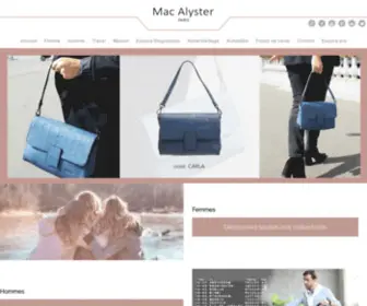 Macalyster.fr(Découvrez les univers de Mac Alyster) Screenshot