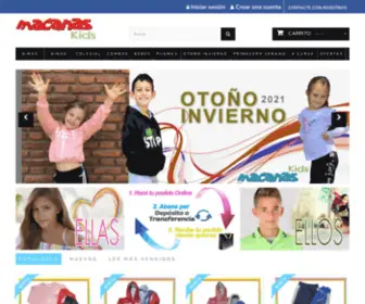 Macanaskids.com.ar(Ropa de chicos mayorista) Screenshot