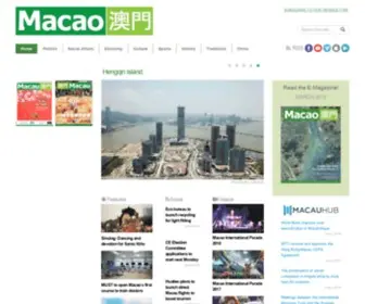 Macaomagazine.net(Macao Magazine) Screenshot