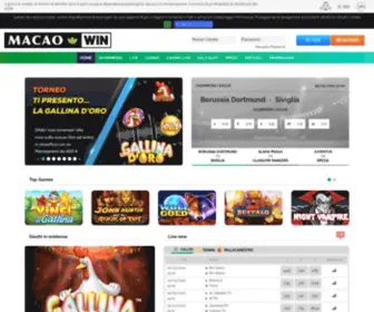 Macaowin.it(Scommesse Online) Screenshot