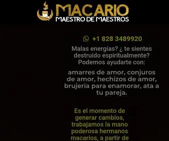 Macario-Maestro-DE-Maestros.com(Amarres de amor) Screenshot