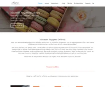 Macarons-Singapore.com(Receiving immediate requests for Macarons) Screenshot