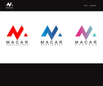 Macarpro.cl(Macar Producciones) Screenshot