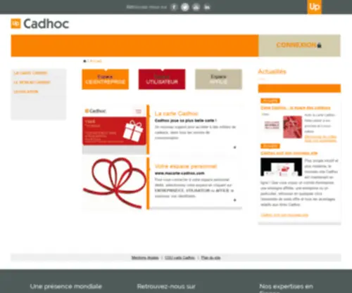 Macarte-Cadhoc.com(Macarte Cadhoc) Screenshot