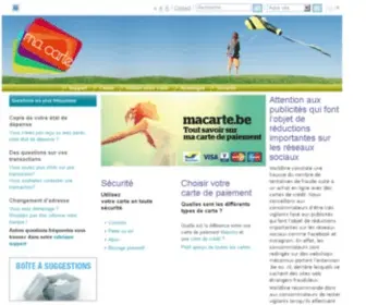 Macarte.be(Accueil) Screenshot