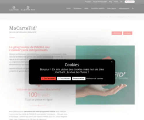 Macartefid.fr(MaCarteFid' solution de fidélisation commerçants) Screenshot