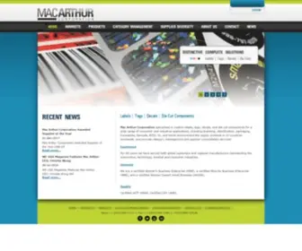 Macarthurcorp.com(MacArthur) Screenshot